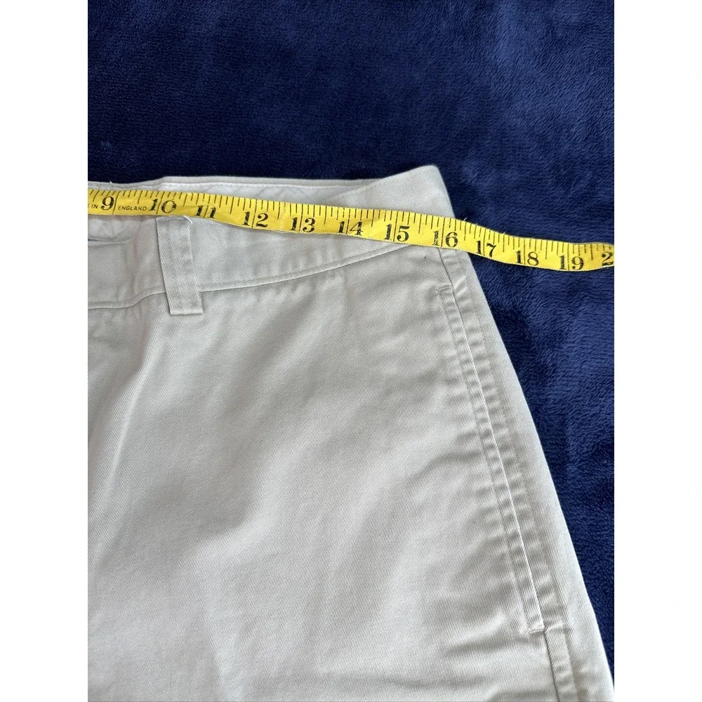 Mens Cutter & Buck Flat Front‎ Khaki Shorts Size 34 Inseam 9